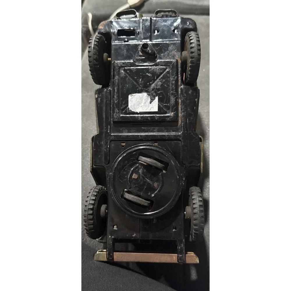 Vintage 1950s Army Command Jeep Tin Litho Made in Japan By TN Nomura